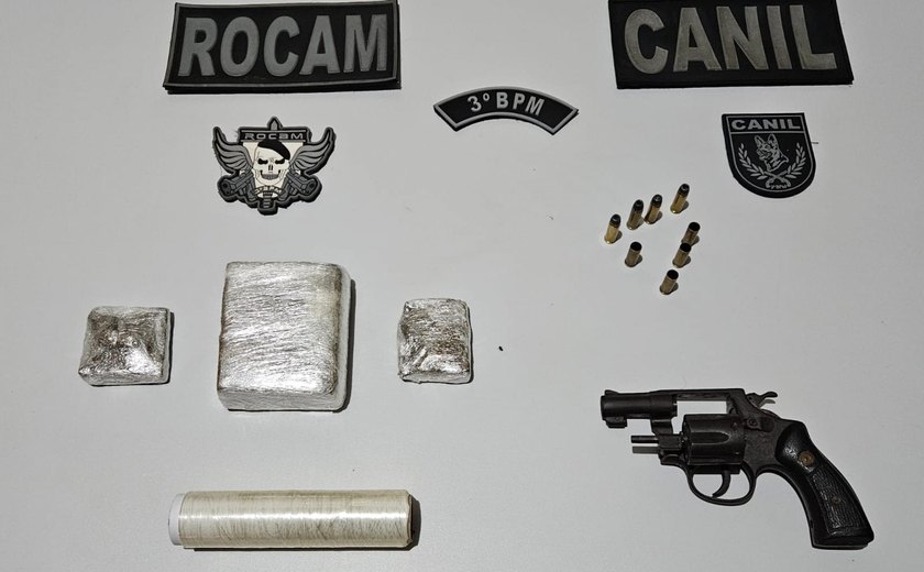 PM apreende 25 armas de fogo e mais de 10 kg de drogas em uma semana