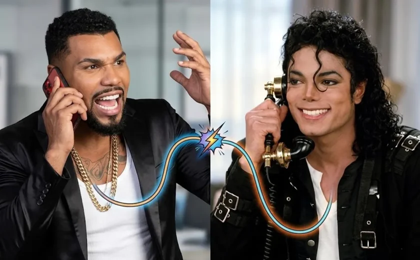 Naldo Benny diz que recebeu pedido de Michael Jackson por telefone: ‘Canta pra mim’