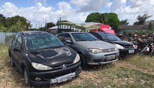 Leilão: veículos podem ser visitados presencialmente até o dia 17