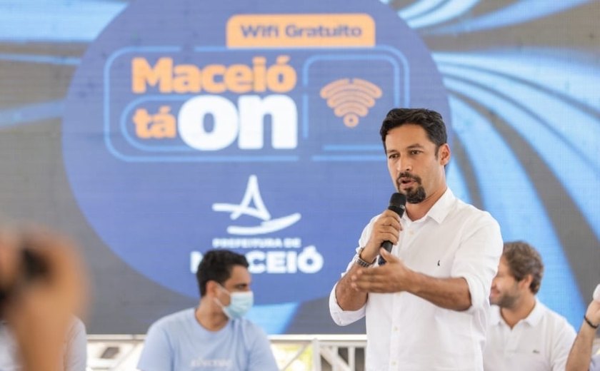 Rodrigo Cunha anuncia que 100% dos municípios de Alagoas já contam com Wi-Fi grátis; veja onde acessar