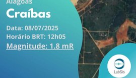 LabSis detecta explosão de magnitude 1.8 em Craíbas