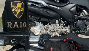 PM/AL apreende três armas de fogo e 3 kg de drogas durante ocorrências em 4 municípios