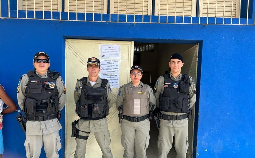 Polícia Militar garante tranquilidade nas eleições para conselhos tutelares em Alagoas