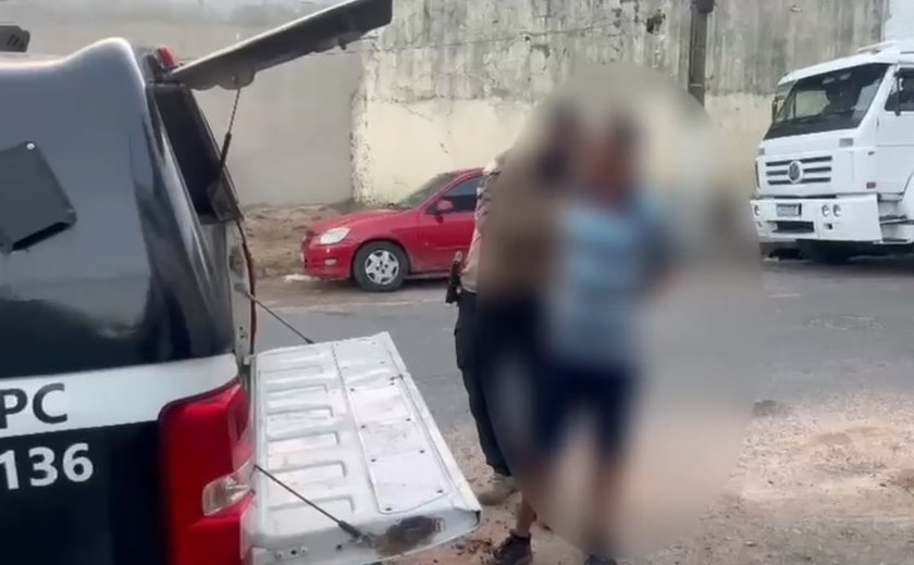 Suspeito de homicídio é preso pela Polícia Civil no Centro de Arapiraca