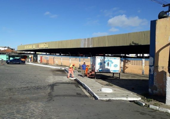 Mercados da Produção e do Tabuleiro recebem mutirão de limpeza na segunda (20)