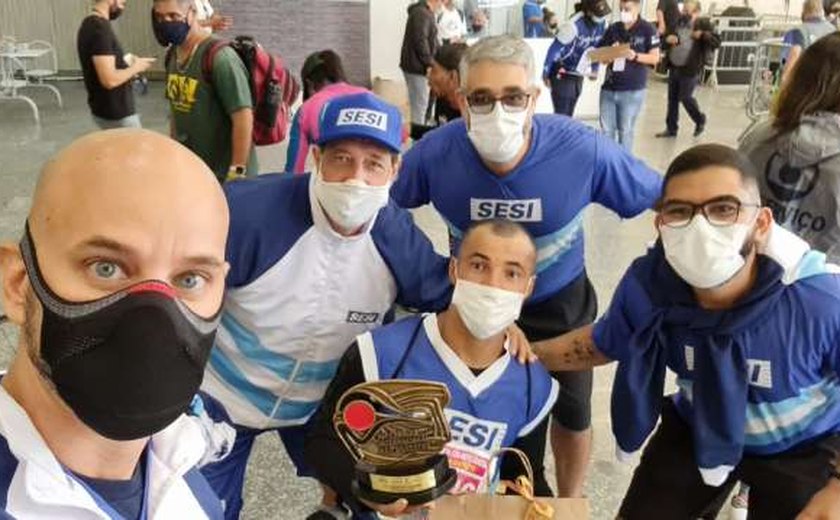 Atleta cadeirante do Sesi Alagoas sobe ao pódio na Corrida de São Silvestre