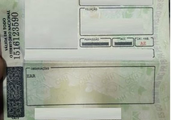PRF em Alagoas prende homem por uso de documento falso