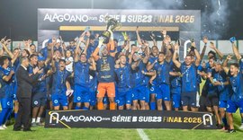Cruzeiro de Arapiraca empata com Guarany, é campeão da 2ª e garante acesso