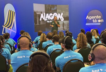 Setur promove Destino Alagoas para 400 agentes de viagens no Azul Tá On, em Fortaleza