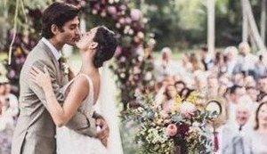 Isis Valverde se casa com André Resende no Rio de Janeiro