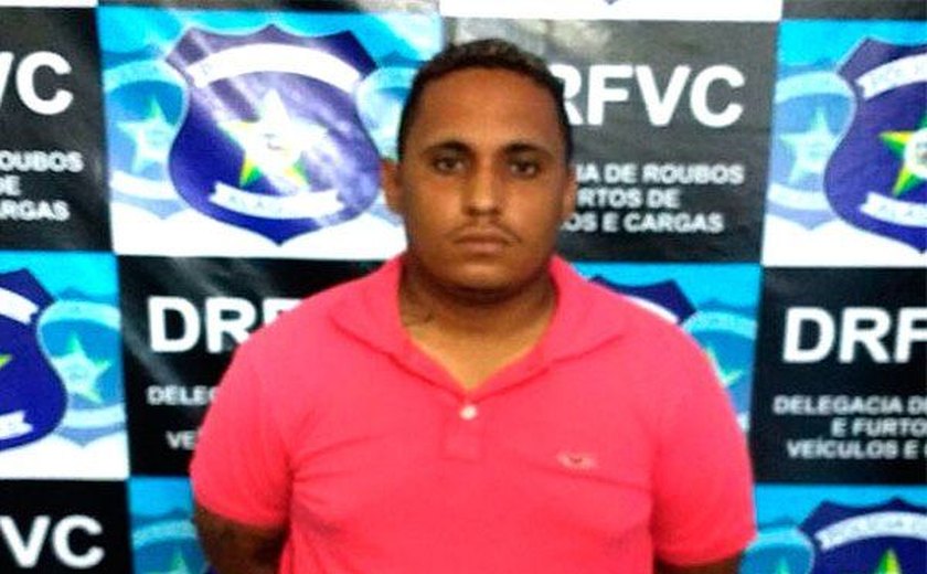 Suspeito de roubar veículo em Maceió é detido pela Polícia Civil