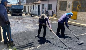 Infraestrutura reforça recuperação de vias na parte alta de Maceió