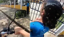 Motoboy enfrenta enxame, leva 40 picadas de abelha e salva menina de 12 anos