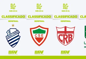CSA x CSE e CRB x Inter Arábia farão semifinais do Campeonato Alagoano Sub-20