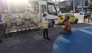 Dependente Químico é acolhido pelo Ronda no Bairro na orla de Pajuçara 