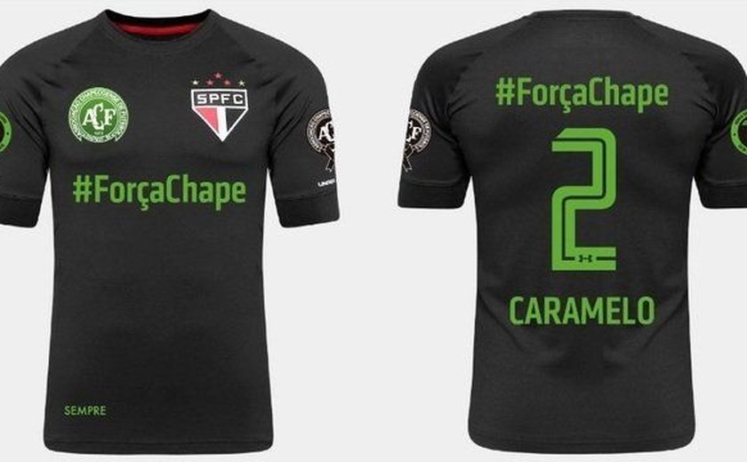 São Paulo divulga uniforme especial em homenagem a Chapecoense
