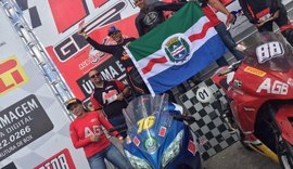Alagoanos ficam em 1º lugar por equipe em campeonato de motovelocidade