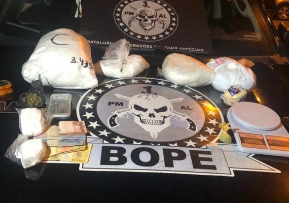 Homem é preso no bairro Cidade Universitária com mais de 6 kg de basta base de cocaína
