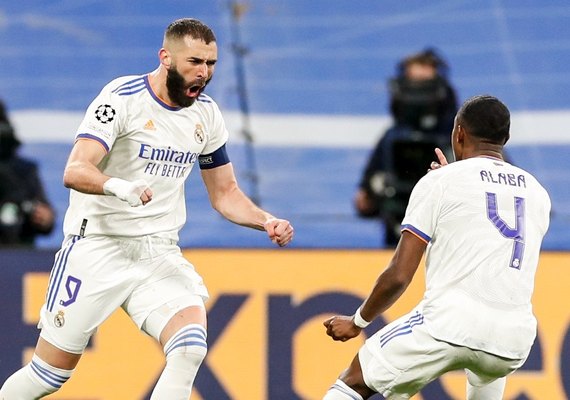 Real reverte vantagem do PSG com três de Benzema e avança às quartas da Champions