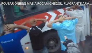 Vídeo: suspeitos de assalto são monitorados e presos após abordagem em ônibus