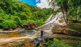 Cachoeira do Tombador é atrativo de aventura em Colônia Leopoldina