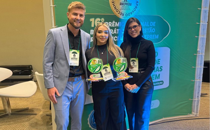 Alagoas Previdência conquista 1º lugar no Prêmio Nacional de Boas Práticas de Gestão Previdenciária