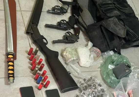 Operação conjunta apreende quatro armas em Girau do Ponciano