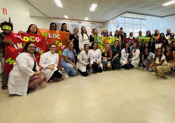 Bloquinho 'Concentra mas não Sai' em hospital mostra que saúde também se cuida com alegria