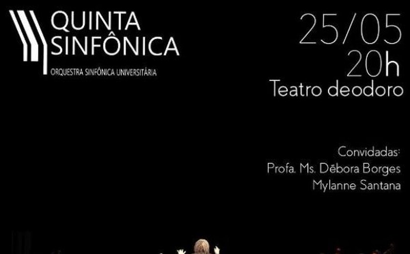 Cultura: Quinta Sinfônica volta aos palcos do Teatro Deodoro