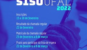 Período para fazer inscrição no Sisu 2022 será de 15 a 18 de fevereiro