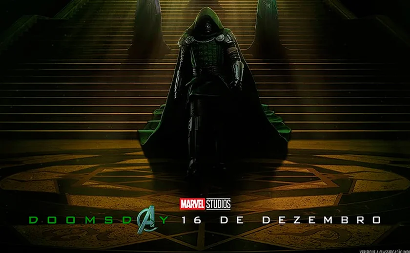 'Vingadores: Doutor Destino' ganha pôster sombrio com trio de feiticeiras encapuzadas