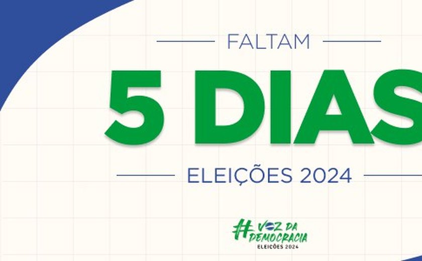 Faltam 5 dias: a partir desta terça (1), eleitor só pode ser preso em algumas situações