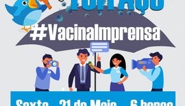 #VacinaImprensa: tuitaço pela vacinação dos profissionais de imprensa ocorre sexta (21)