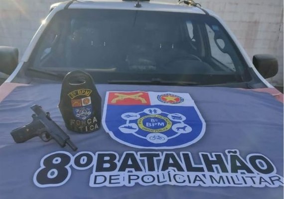 PM apreende armas em Rio Largo, Campo Alegre e Ibateguara