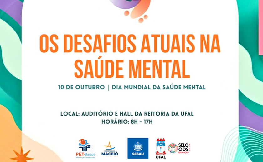 Evento na Ufal vai abordar desafios atuais da saúde mental