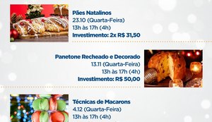 Senac abre matrículas para oficinas com temas natalinos