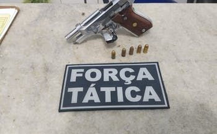 Homem é preso por porte ilegal de armas