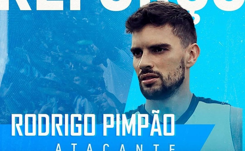 CSA oficializa contratação do atacante Rodrigo Pimpão