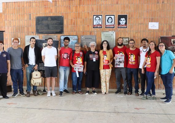 Comissão da Memória descerra placa em homenagem a estudantes da Ufal vítimas da ditadura