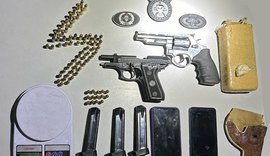 3º BPM apreende armas, drogas e veículos roubados em Arapiraca