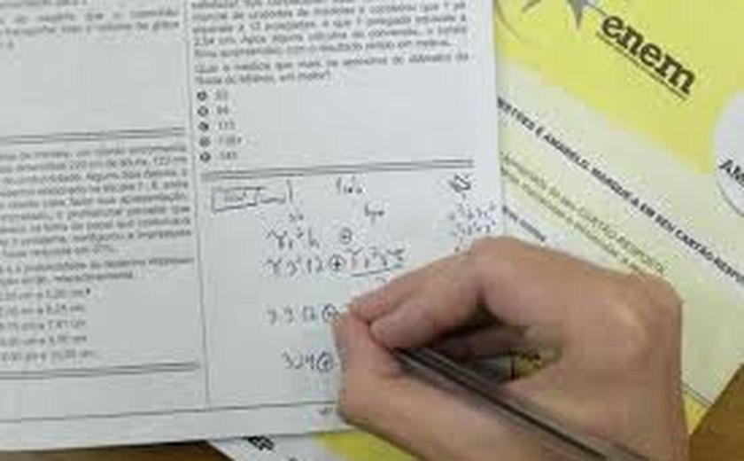 Em Alagoas, quase 63 mil estudantes devem fazer a prova do Enem