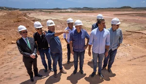 Governador Fábio Bittencourt visita obras do aeroporto de Maragogi