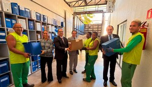 TJ/AL descarta duas toneladas de papéis do Arquivo Judiciário