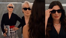 Meryl Streep e Anne Hathaway brilham no teaser de 'O Diabo Veste Prada 2'; assista o vídeo