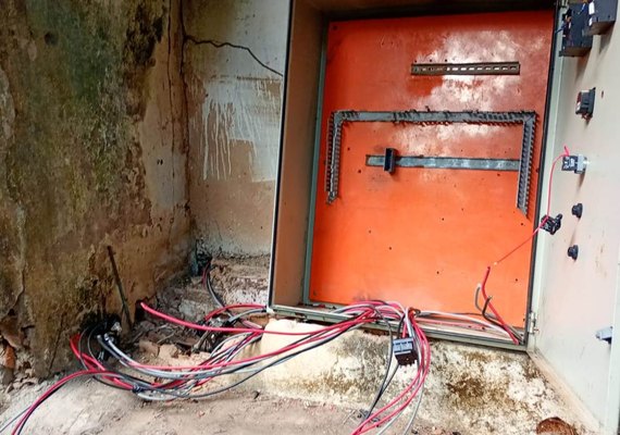 Furto de cabos volta a afetar abastecimento de água em Riacho Doce, em Maceió