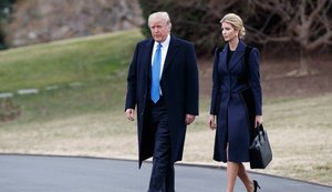 Ivanka Trump tem um escritório na Casa Branca