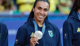 Marta agradece ao Governo de Alagoas pelo incentivo ao futebol feminino