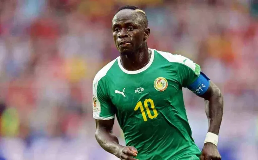 Sadio Mané, de Senegal, está fora da Copa do Mundo do Catar