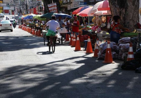 Convívio Social inicia alinhamento de ambulantes na Rua das Árvores