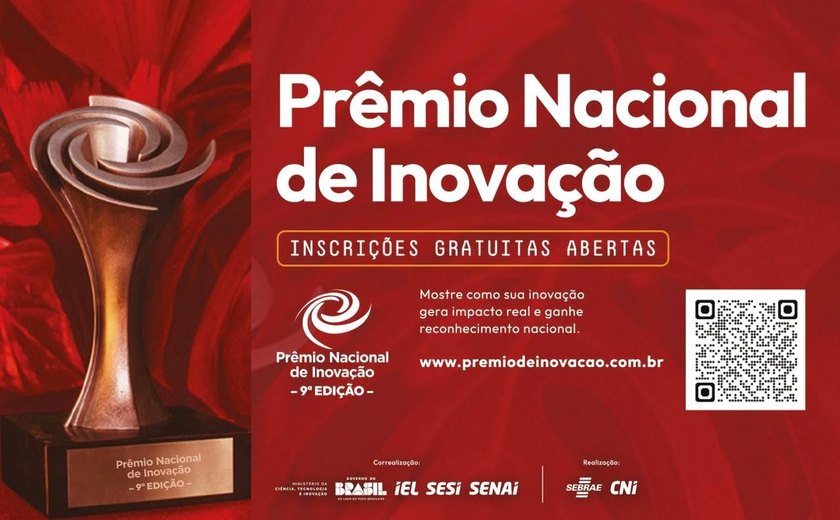 Inscrições para o Prêmio Nacional de Inovação são prorrogadas até 5/12